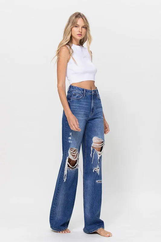 90's Vintage Loose Trouser Jeans