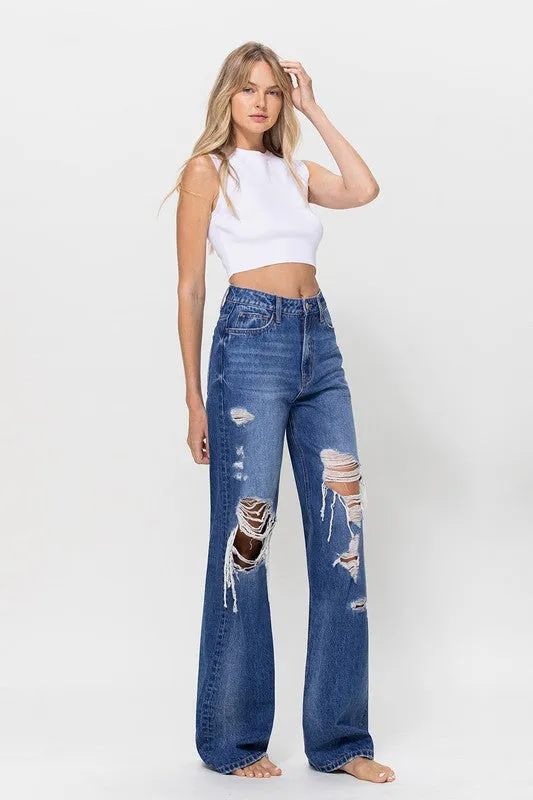 90's Vintage Loose Trouser Jeans