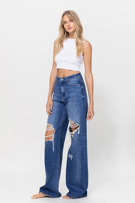 90's Vintage Loose Trouser Jeans