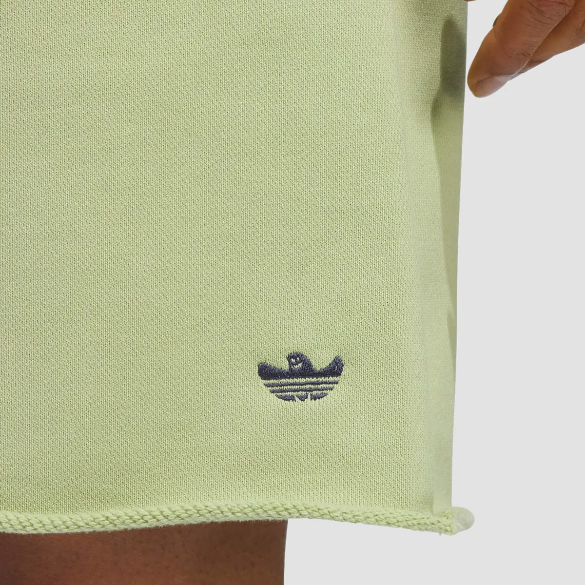 adidas Heavyweight Shmoofoil Shorts (Gender Neutral) Magic Lime/Shadow Navy