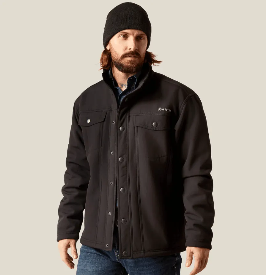 Ariat Men’s Black Vernon Sherpa 2.0 Trucker Jacket 10046456