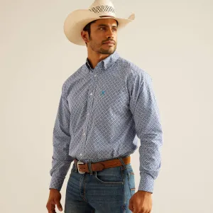 Ariat Men's Perry Classic Fit Shirt- Blue