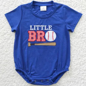 Baby Boys Romper Little Brother Sister Baseball Rompers SR0291 SR0290