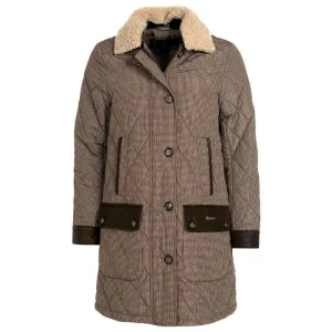 Barbour Killhope Ladies Quilted Coat - Dark Stone Check