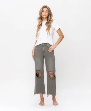 Beetle - Super High Rise 90s Vintage Crop Flare Jeans