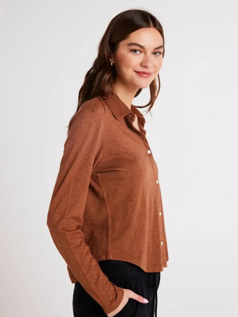 Bella Dahl Button Up Knit Top