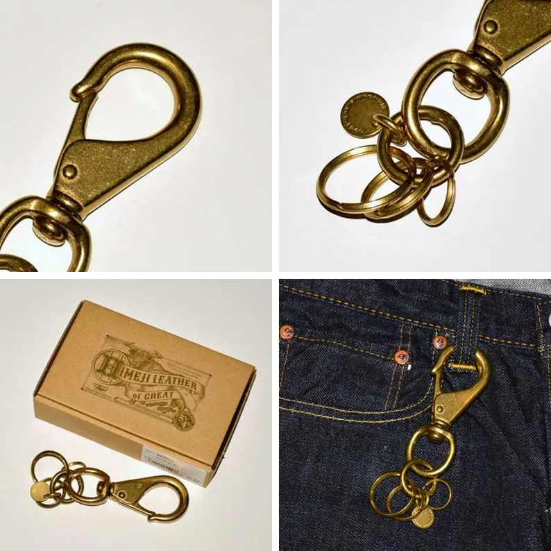 BIG JOHN "VKYR06" BRASS KEY RING