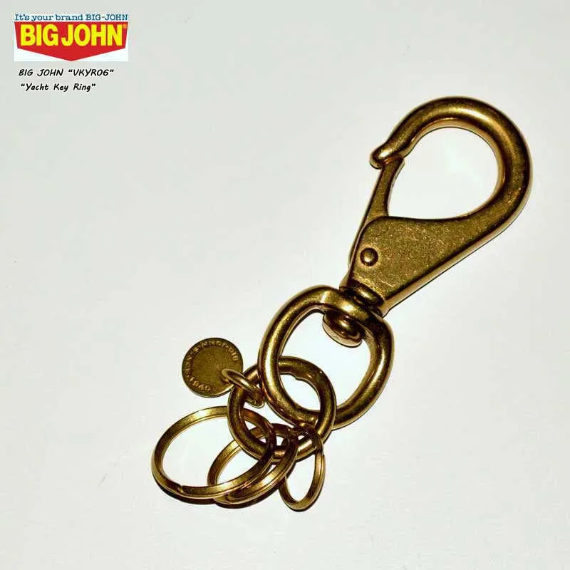 BIG JOHN "VKYR06" BRASS KEY RING