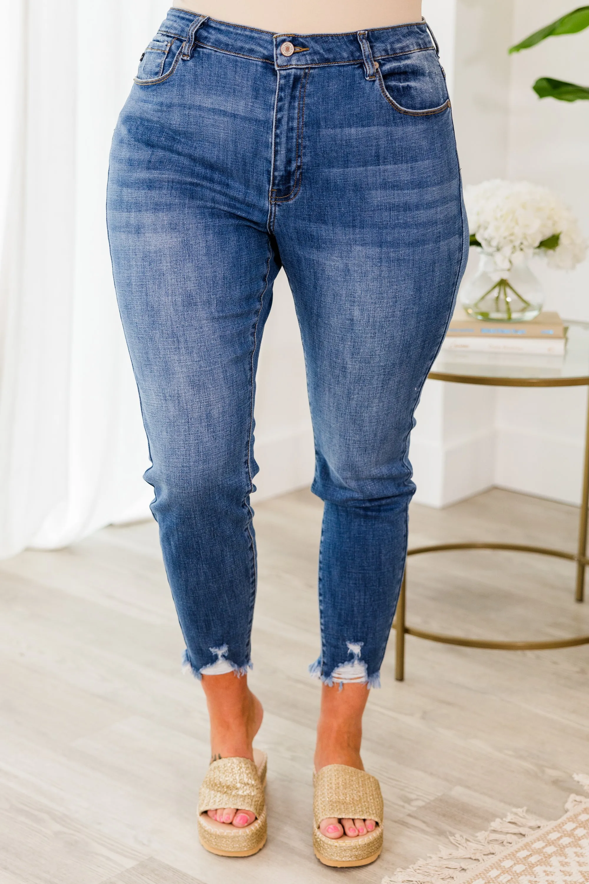 Busy Babe Jeans, Medium Wash