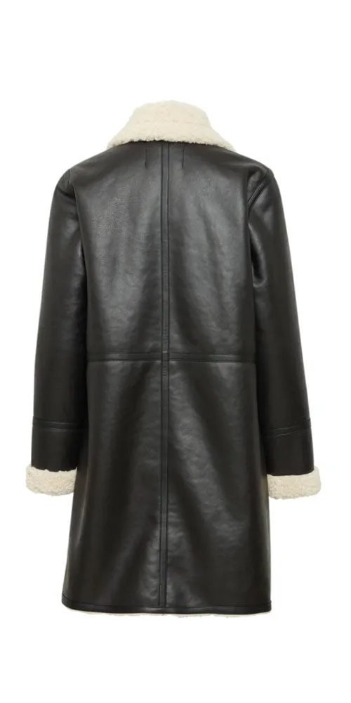 B.Young Faux Shearling Coat