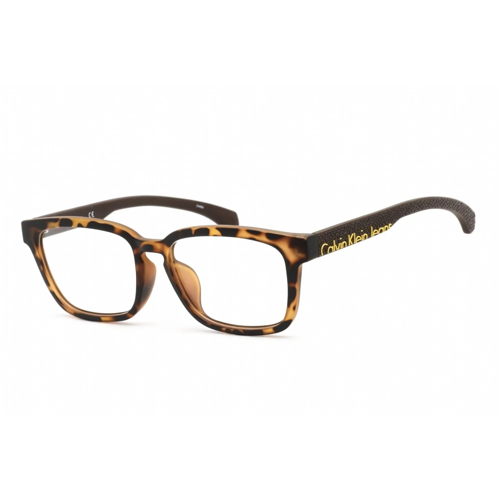 Calvin Klein Jeans Unisex Eyeglasses - Matte Tokyo Tortoise Rectangular | CKJ791AF 217