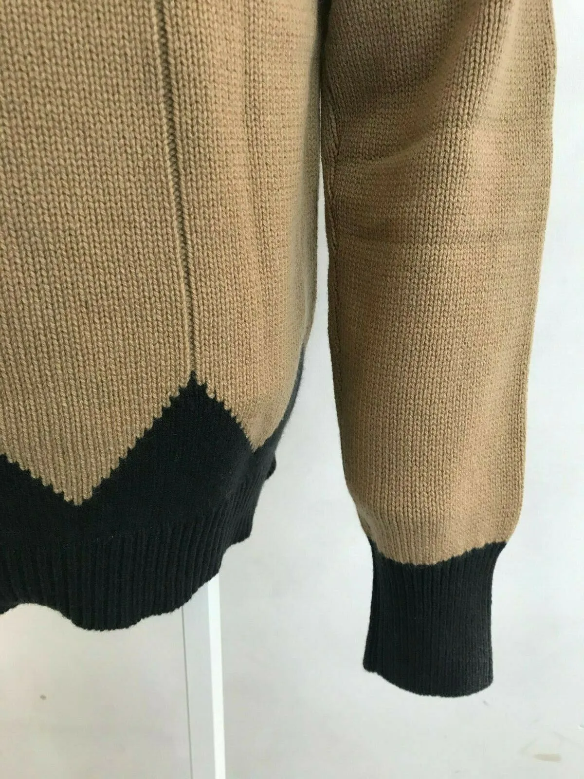 Cashmere Bi- Colour Roll Neck Knitwear