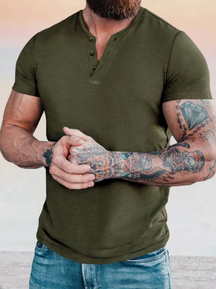 Classic Soft Henley Shirt