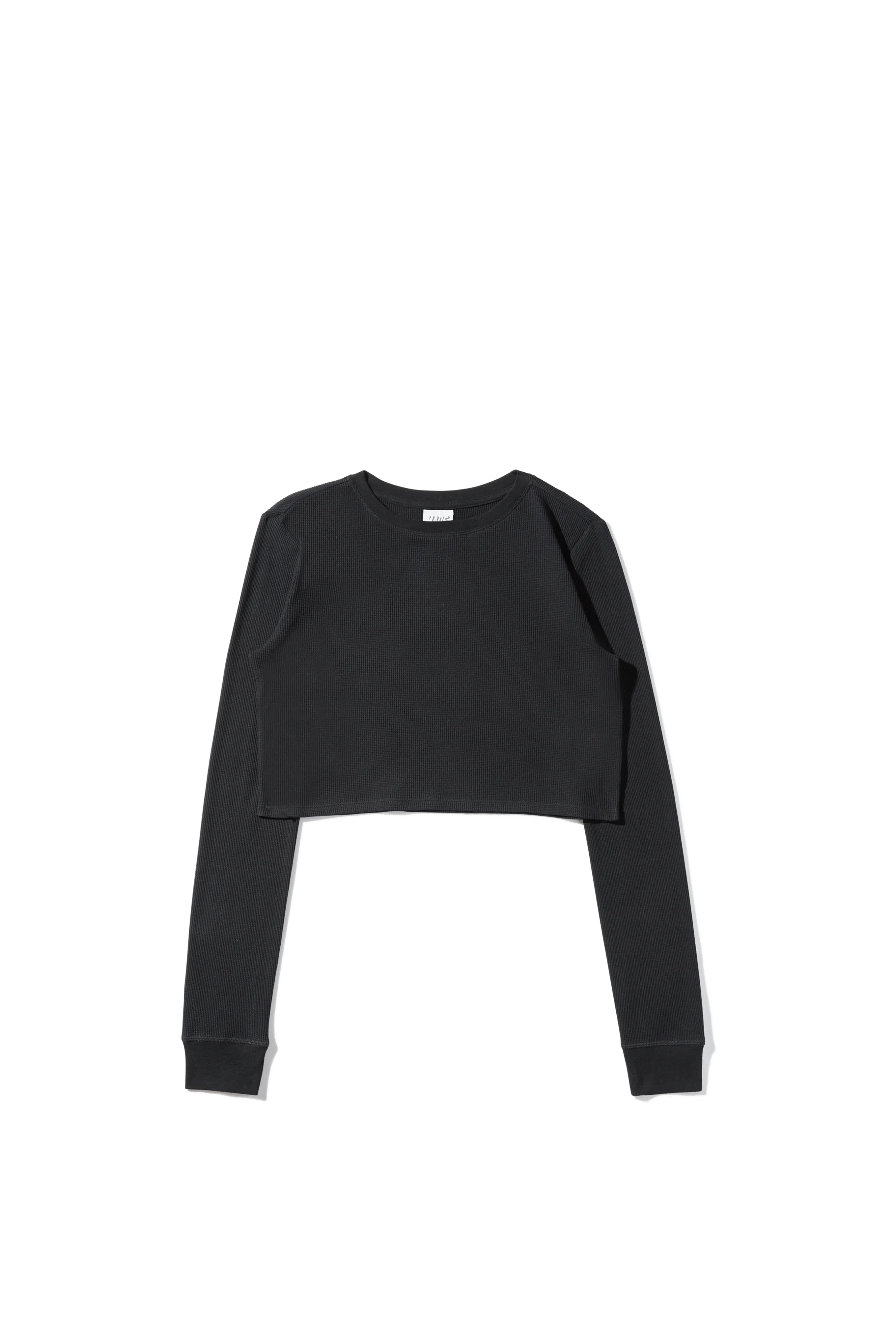 Cropped Thermal Longsleeve Tee