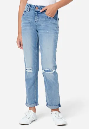 Destructed Girlfriend Jeans