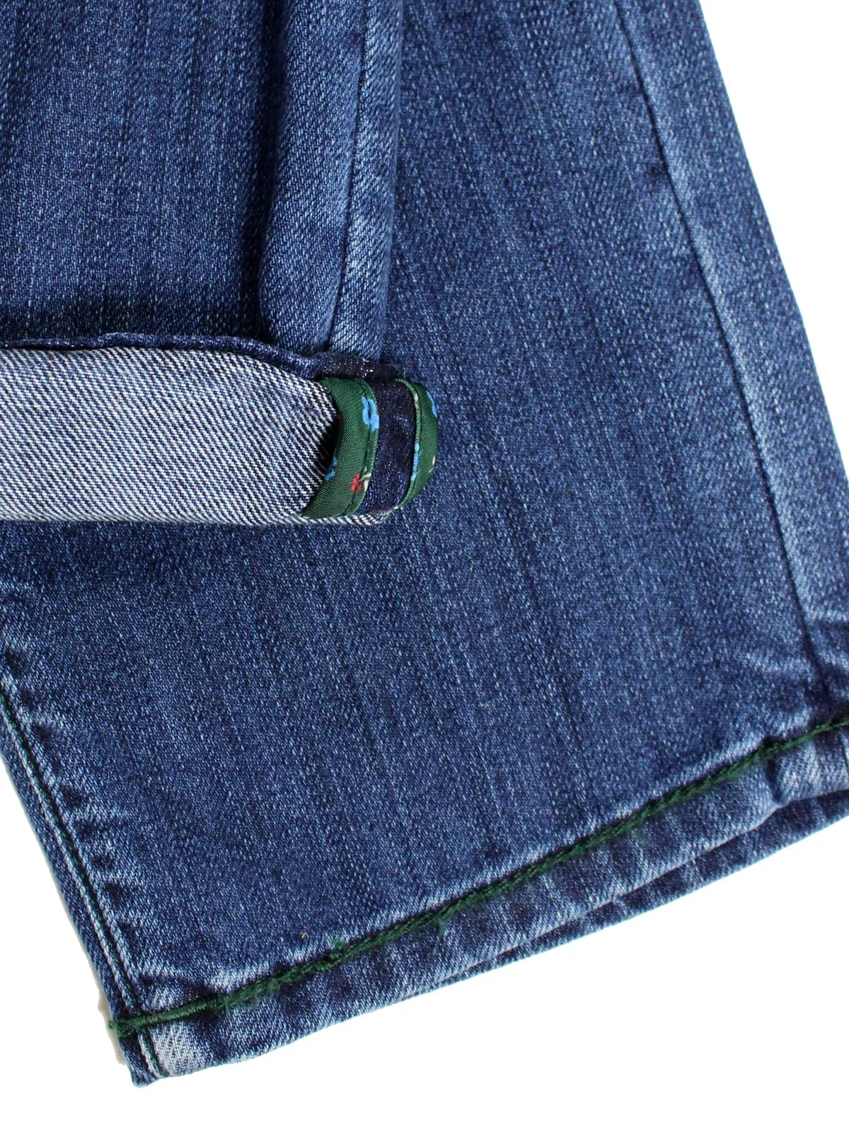 E. Marinella Jeans Dark Blue Slant Pocket Denim 32 Button Fly Slim Fit REDUCED - SALE