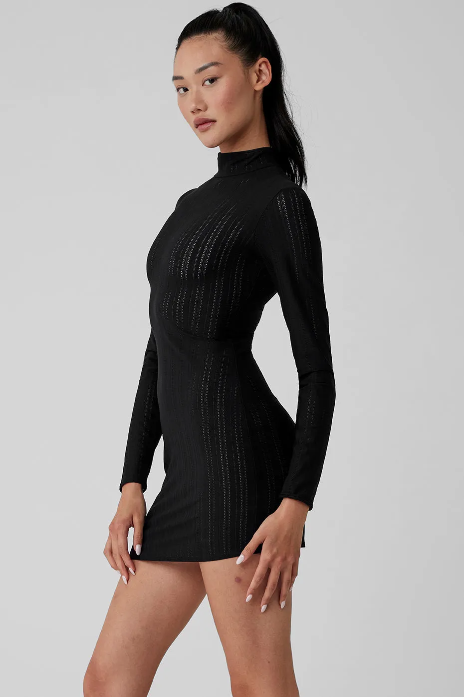 Euphoria Long Sleeve Dress - Black