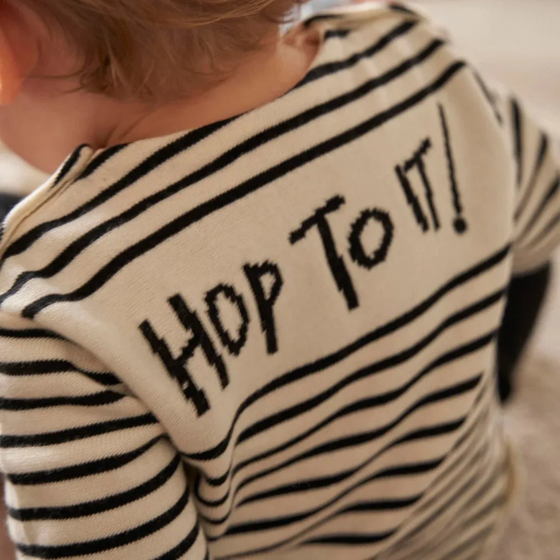 Fable & Bear: Hop To It - Knitted Kids Striped Jumper