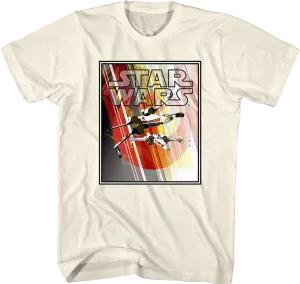 Framed X-Wing Starfighters Star Wars T-Shirt