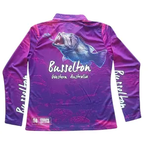 Geographe Busselton Dhufish Shirt Purple Ladies