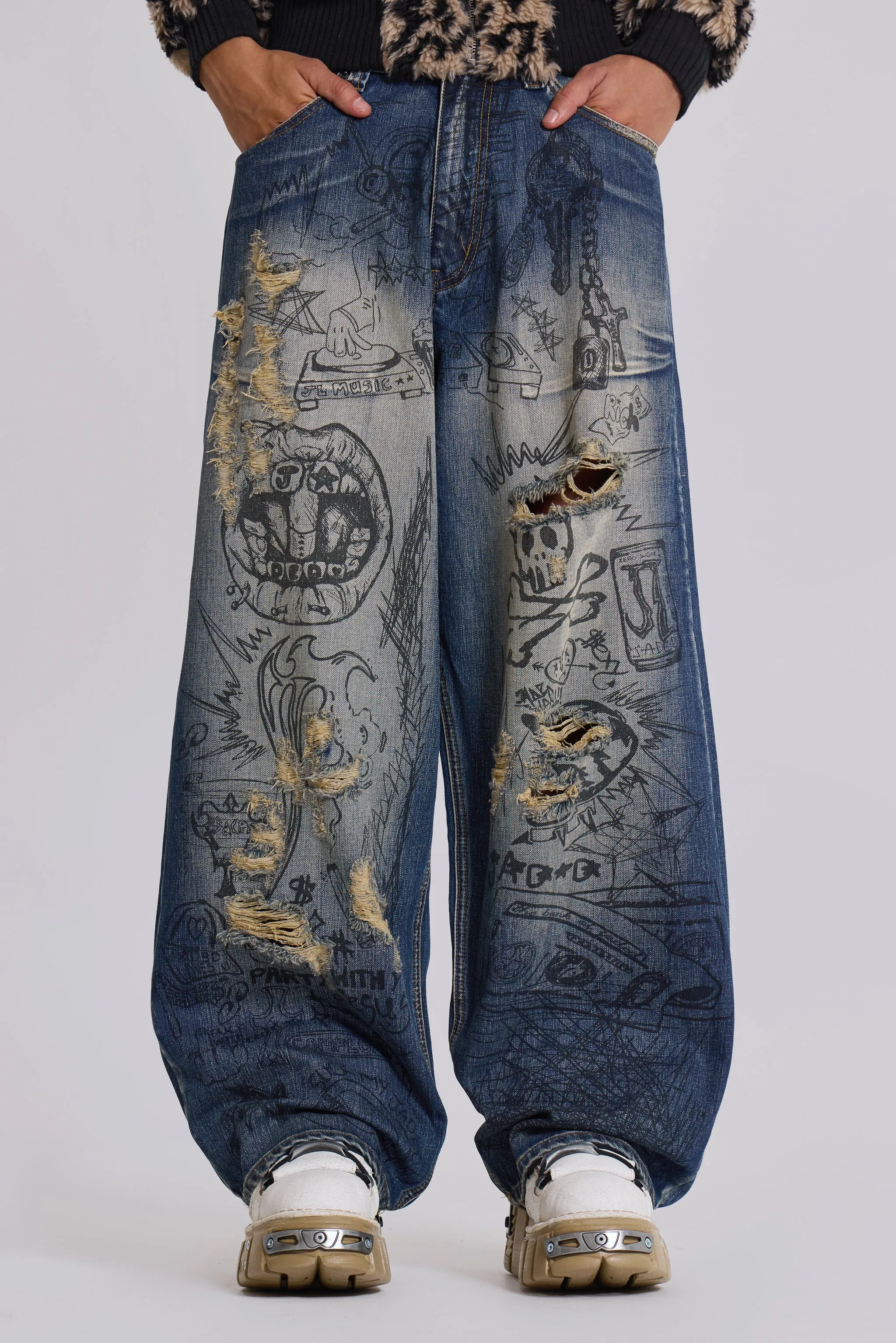 Graffiti XL Colossus Washed Jeans