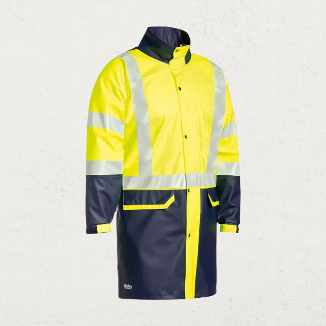 Hi Vis Taped PU Waterproof Jacket