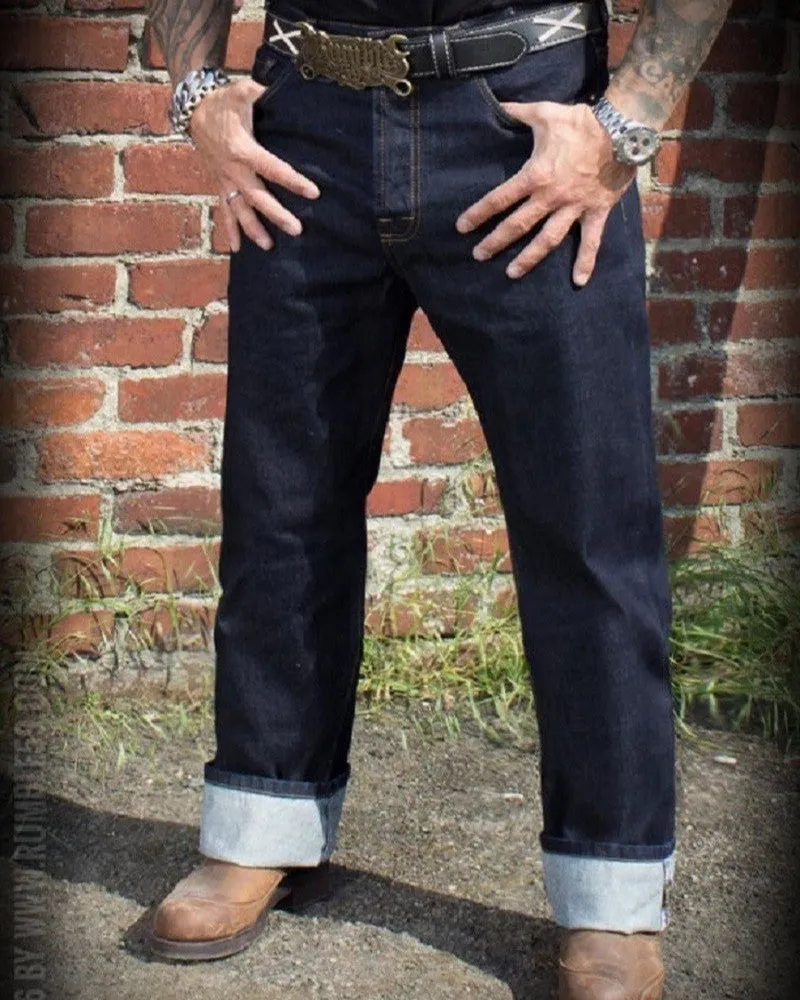 JEANS GREASERS GOLD (blue)