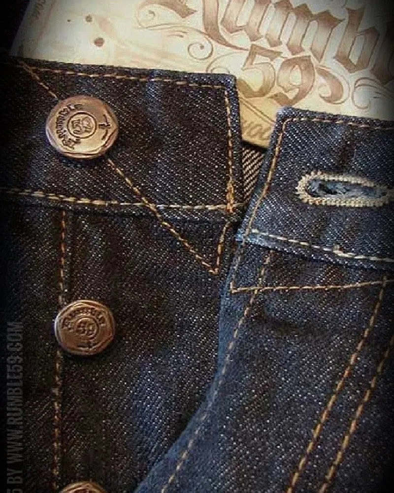 JEANS GREASERS GOLD (blue)