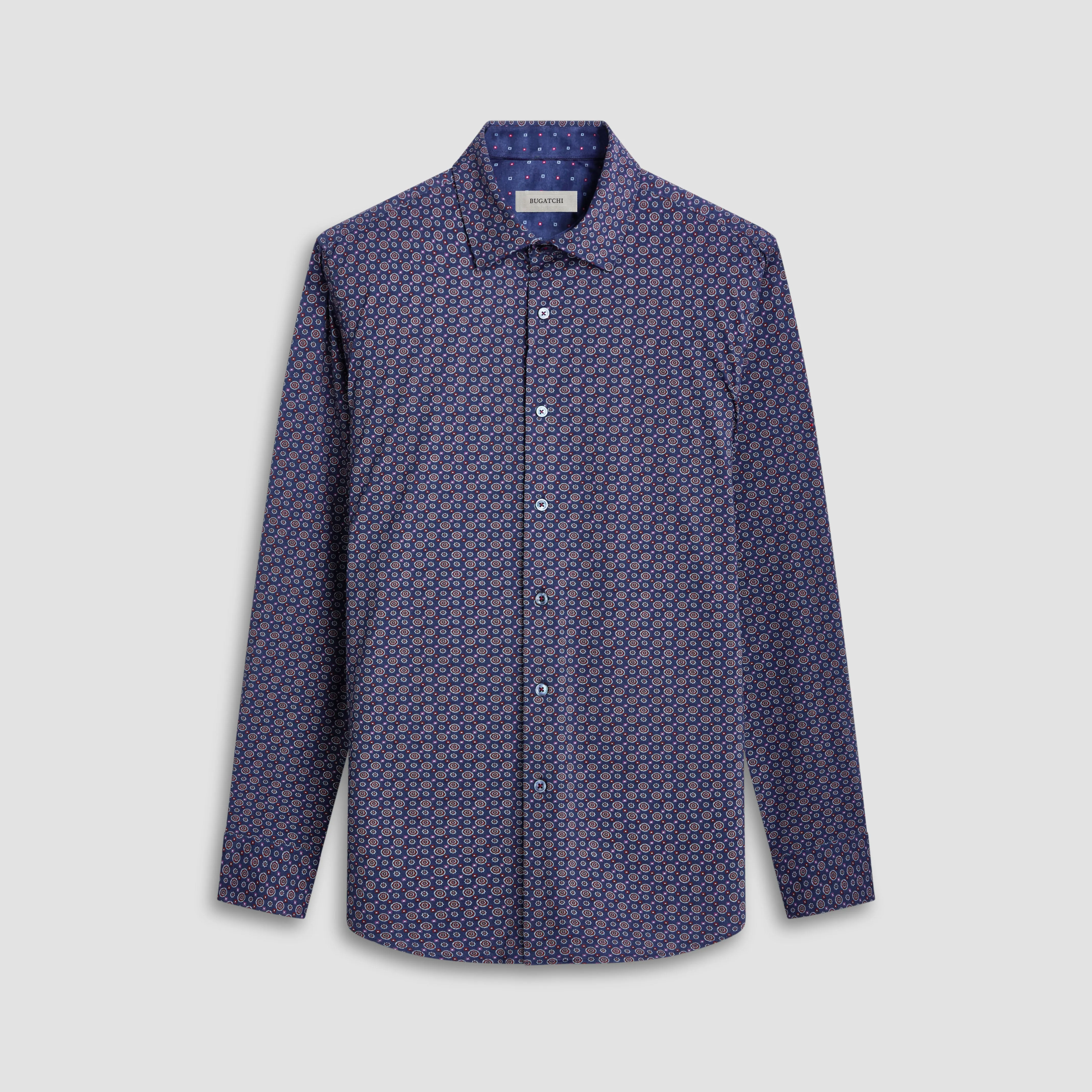 Jimmy Double Sided Medallion/Geometric OoohCotton Shirt