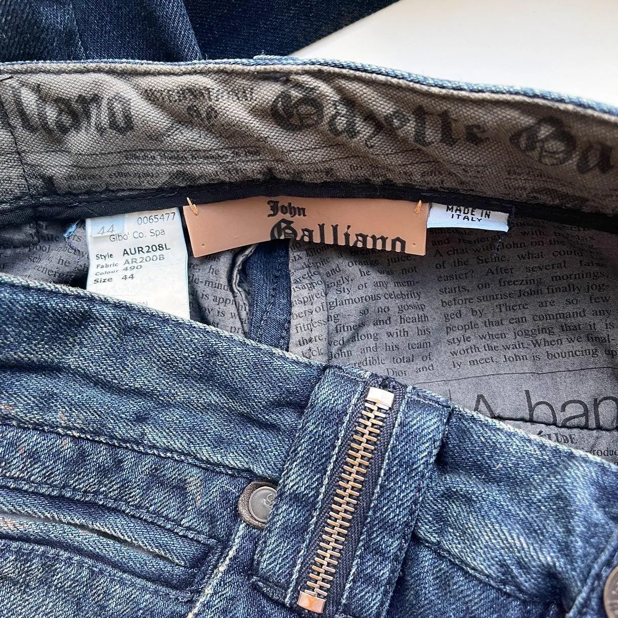 JOHN GALLIANO Jeans