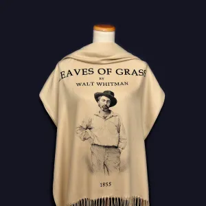 Leaves of Grass by Walt Whitman Shawl Scarf Wrap