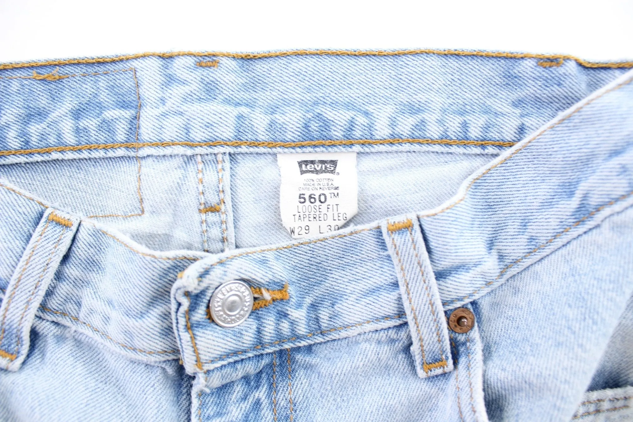 Levi's 560 Light Wash Denim Jeans