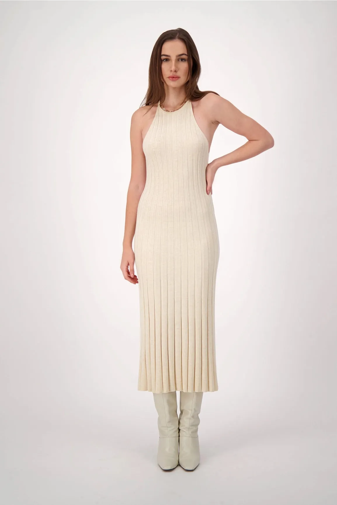 Luxe Ribbed Tank Dress