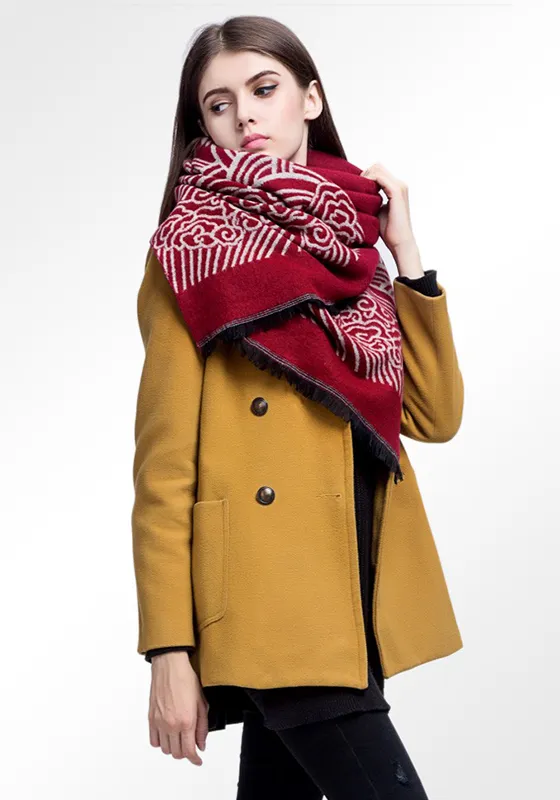 Luxury Print Cashmere Scarf