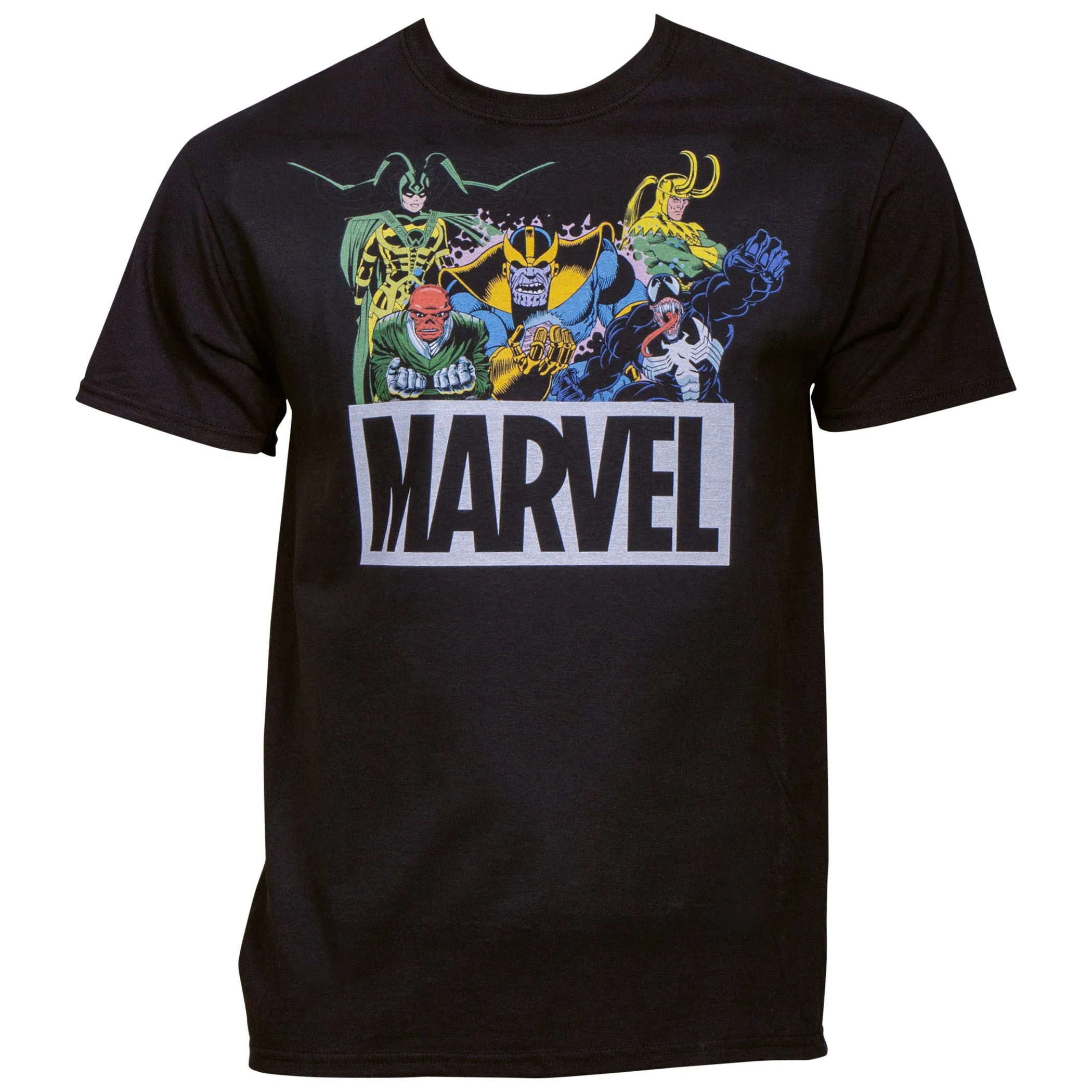 Marvel Comics Brand Villains Lineup T-Shirt