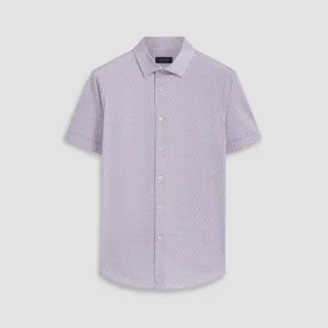 Miles Diamond Check OoohCotton Short Sleeve Shirt