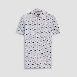 Milo Island Print OoohCotton Short Sleeve Shirt