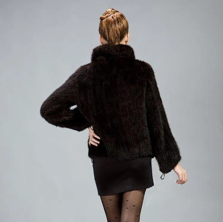 Mink Hair Knitted Fur Coat