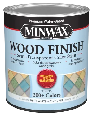 MINWAX® Wood Finish® Water-Based Semi-Transparent Color Stain, Quart