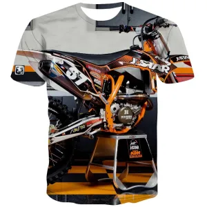 Motocross T shirts Men motorcycle Tshirt Printed Offroad Tshirts Cool