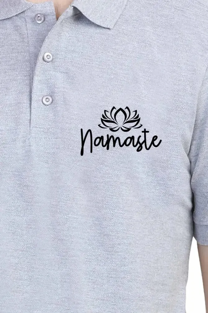 Namaste Yoga Polo Half Sleeve T-Shirt