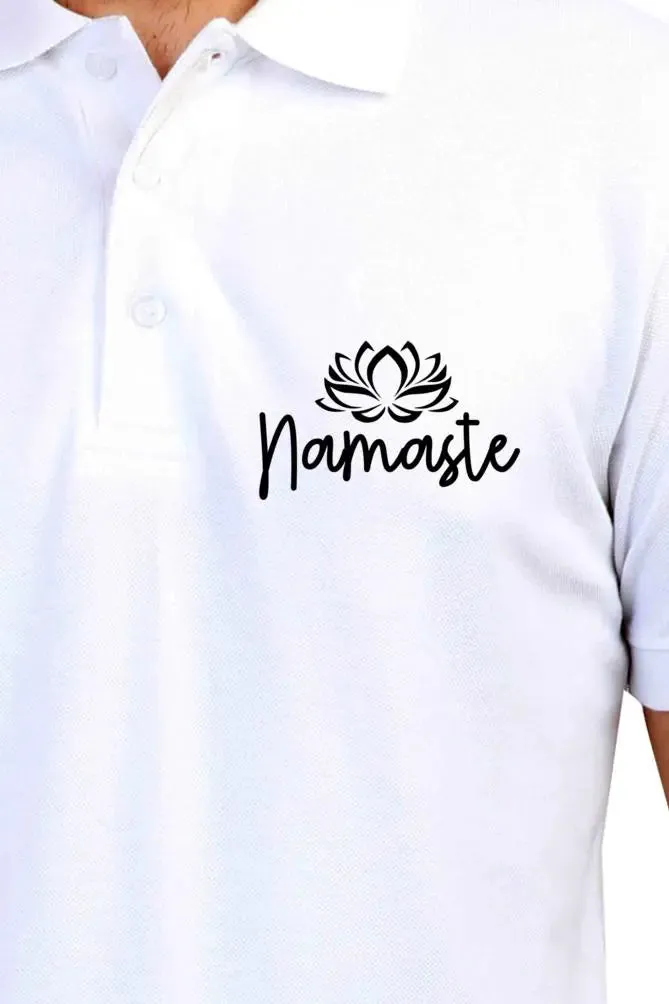 Namaste Yoga Polo Half Sleeve T-Shirt