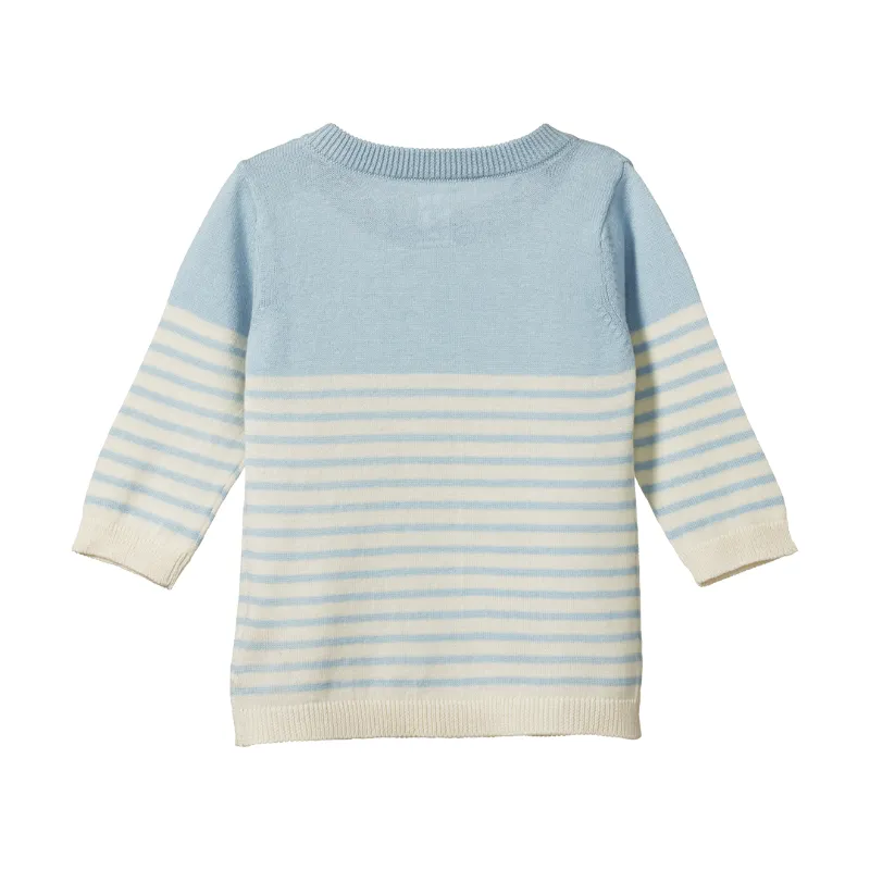 Nature Baby Light Knit Jumper - Pond Sailor Stripe