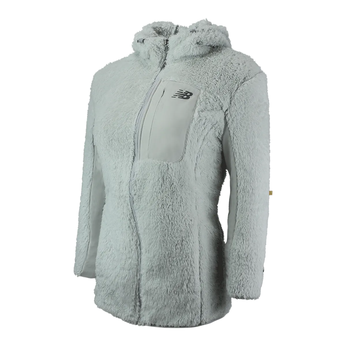 New Balance Women's Full Zip Sherpa Fleece Hooded Jacket