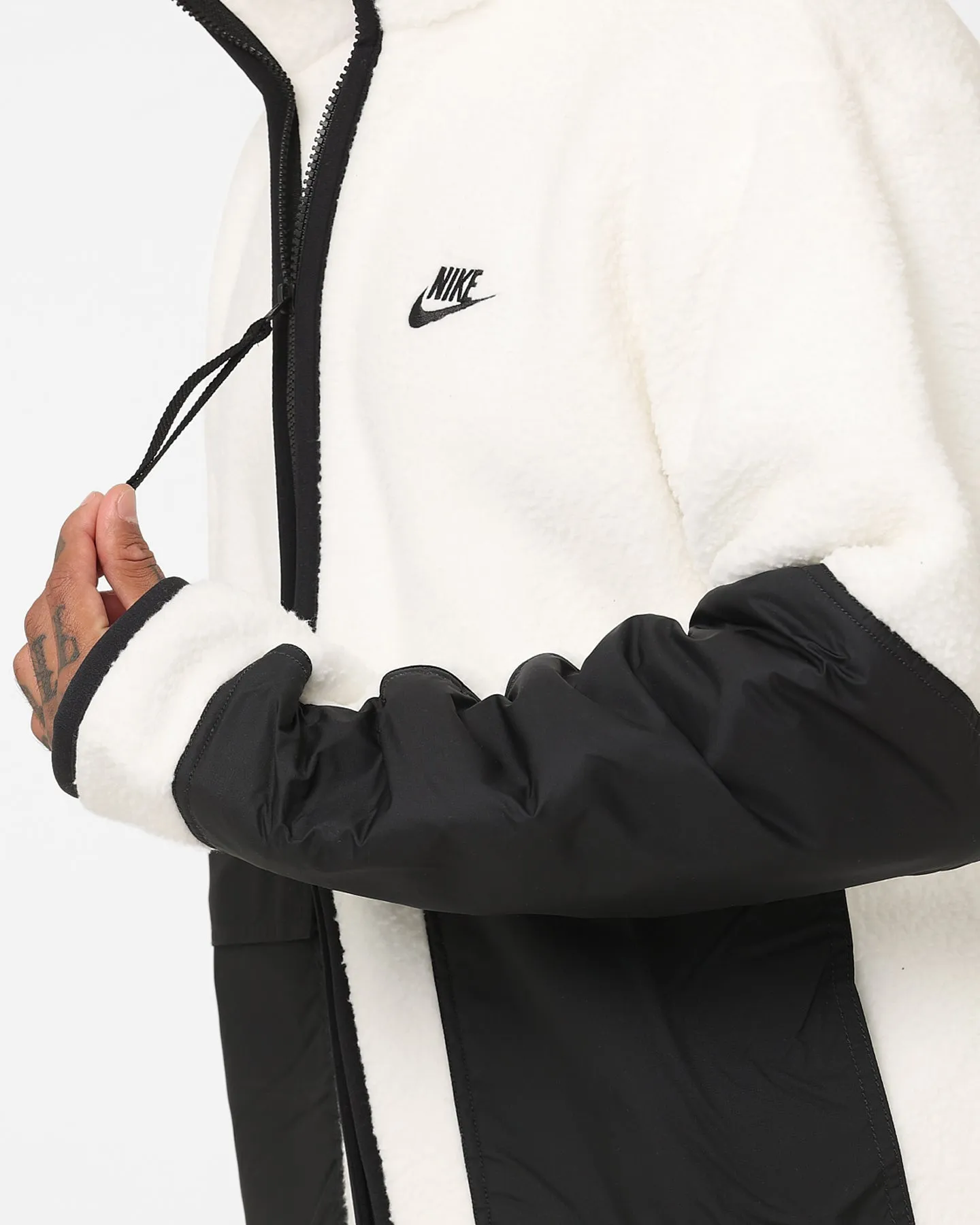 Nike Sportswear Sherpa Jacket Sail/Black/Black