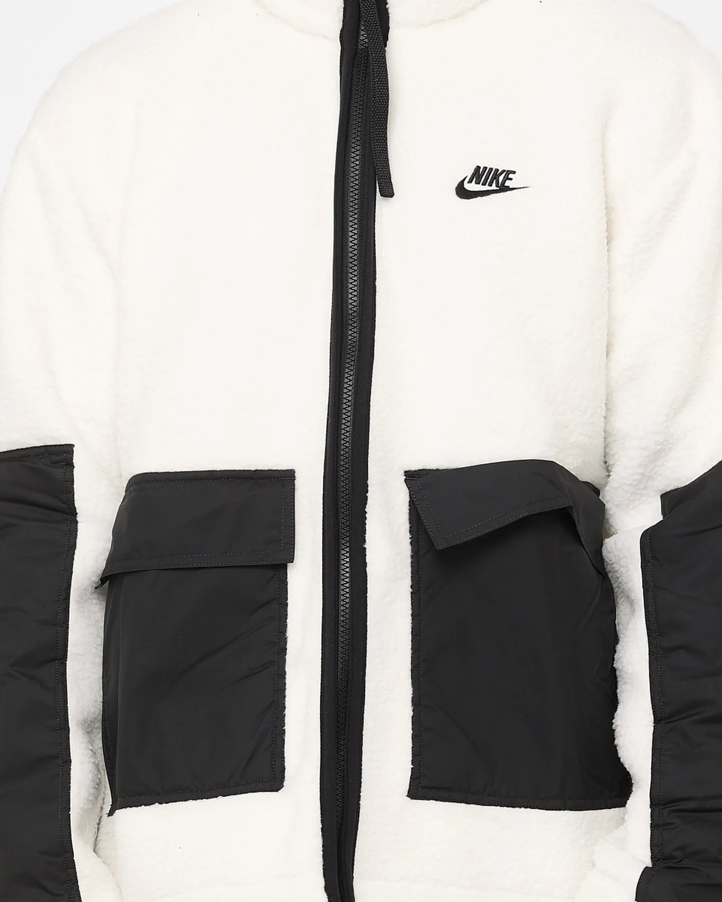 Nike Sportswear Sherpa Jacket Sail/Black/Black