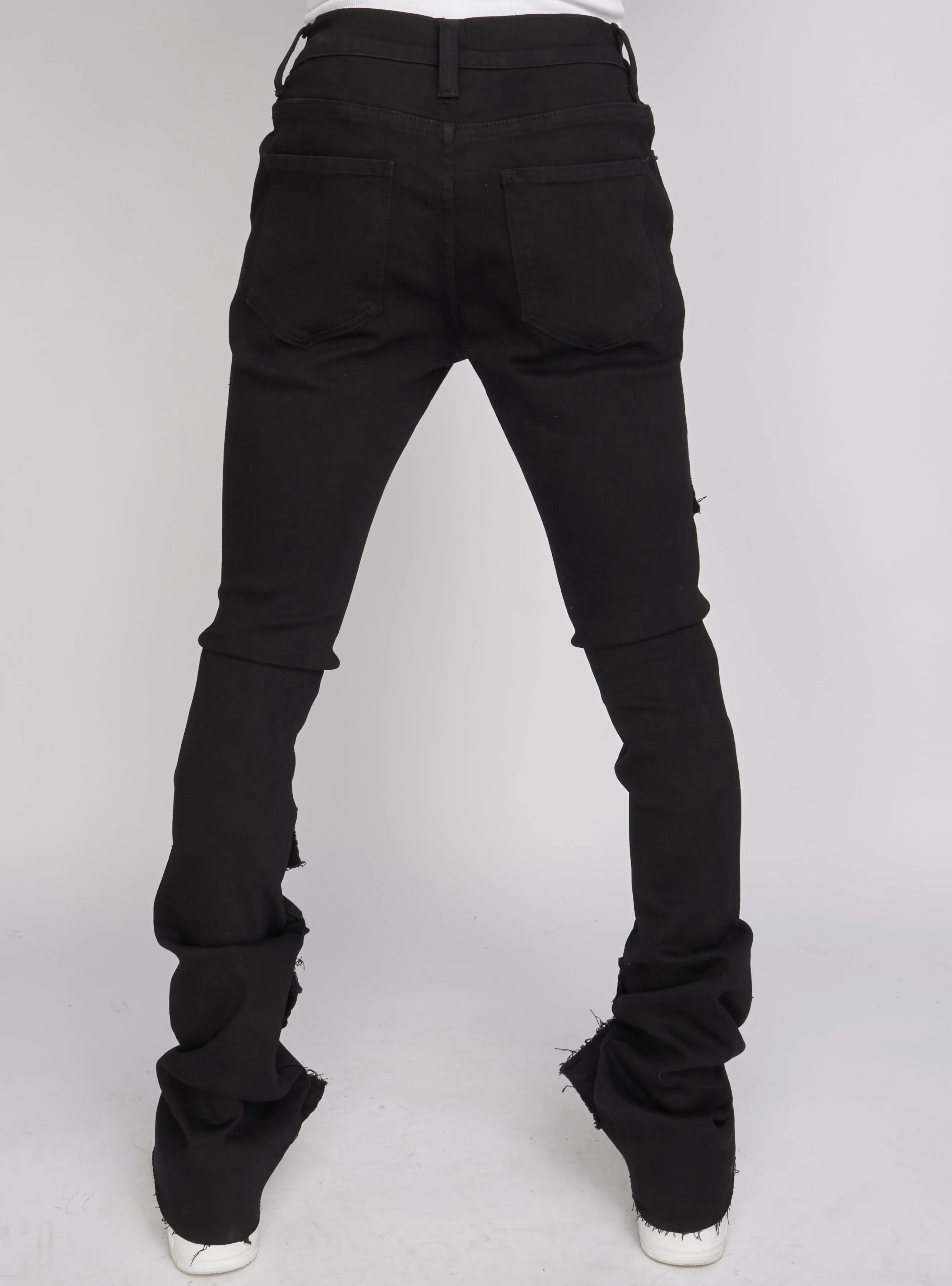 Politics - Super Stacked Cargo Marcel504 - Jet Black