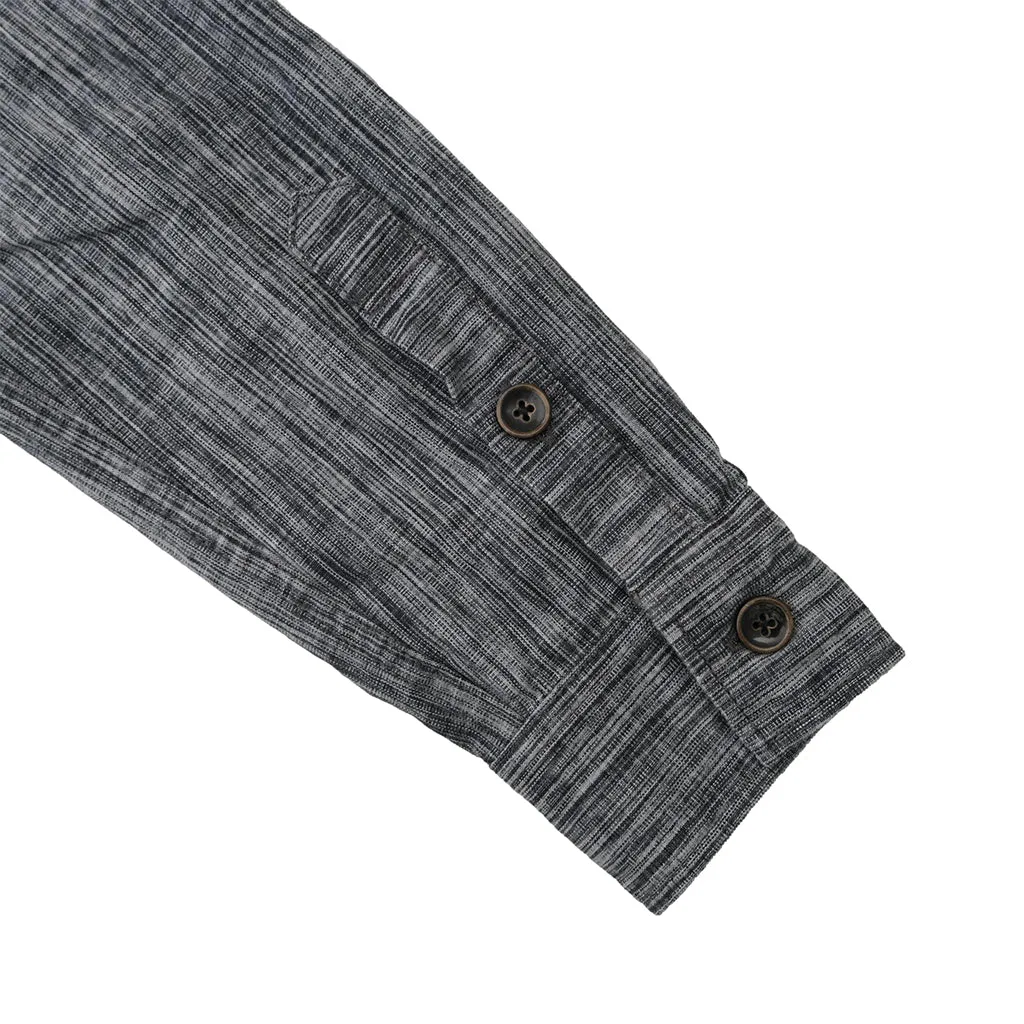 Pure Blue Japan Black Kasuri Chambray Shirt