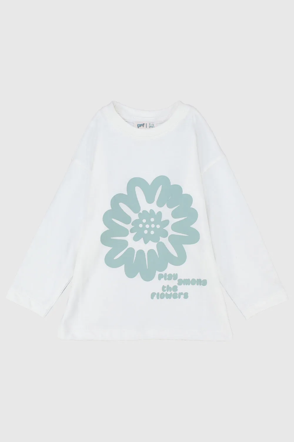 "Play among The Flowers" Long-Sleeved T-Shirt