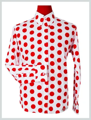 Red and White Polka Dot Shirt